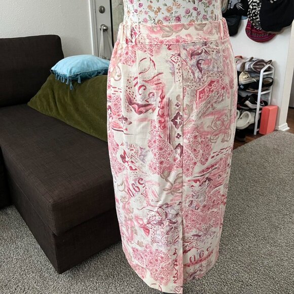 Vintage skirt fits like size XS / Small 13” waist flat 27” length Can stretch up - Picture 4 of 6